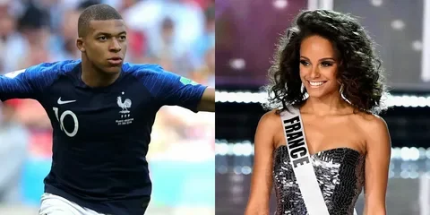 Alicia Aylies and Kylian Mbappé